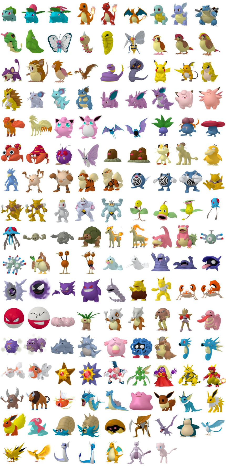 PACK POKEMON 1RA GEN [PET]