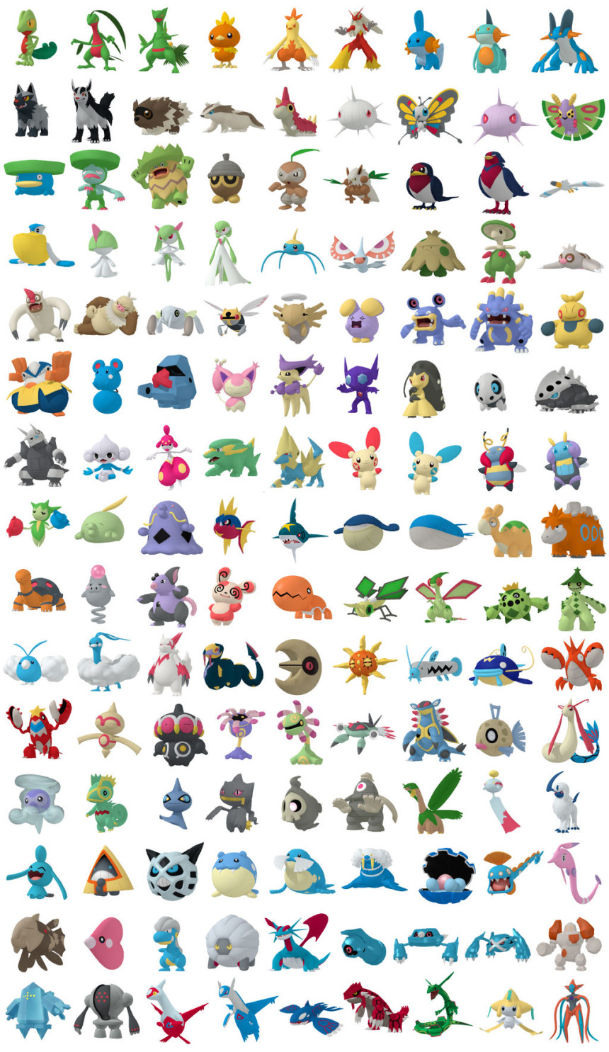 PACK POKEMON 3RA GEN [PET]