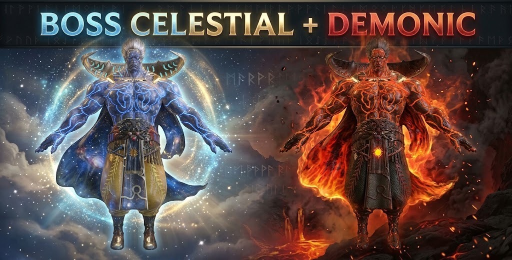 BOSS DEMONIC + CELESTIAL + EFFECTS
