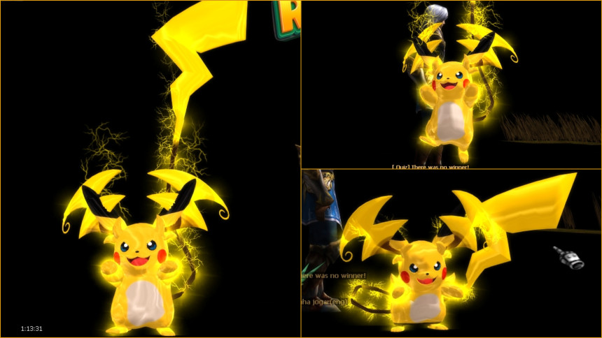 MEGA RAICHU Y + EFFECTS x RABBITSKIN [PET]