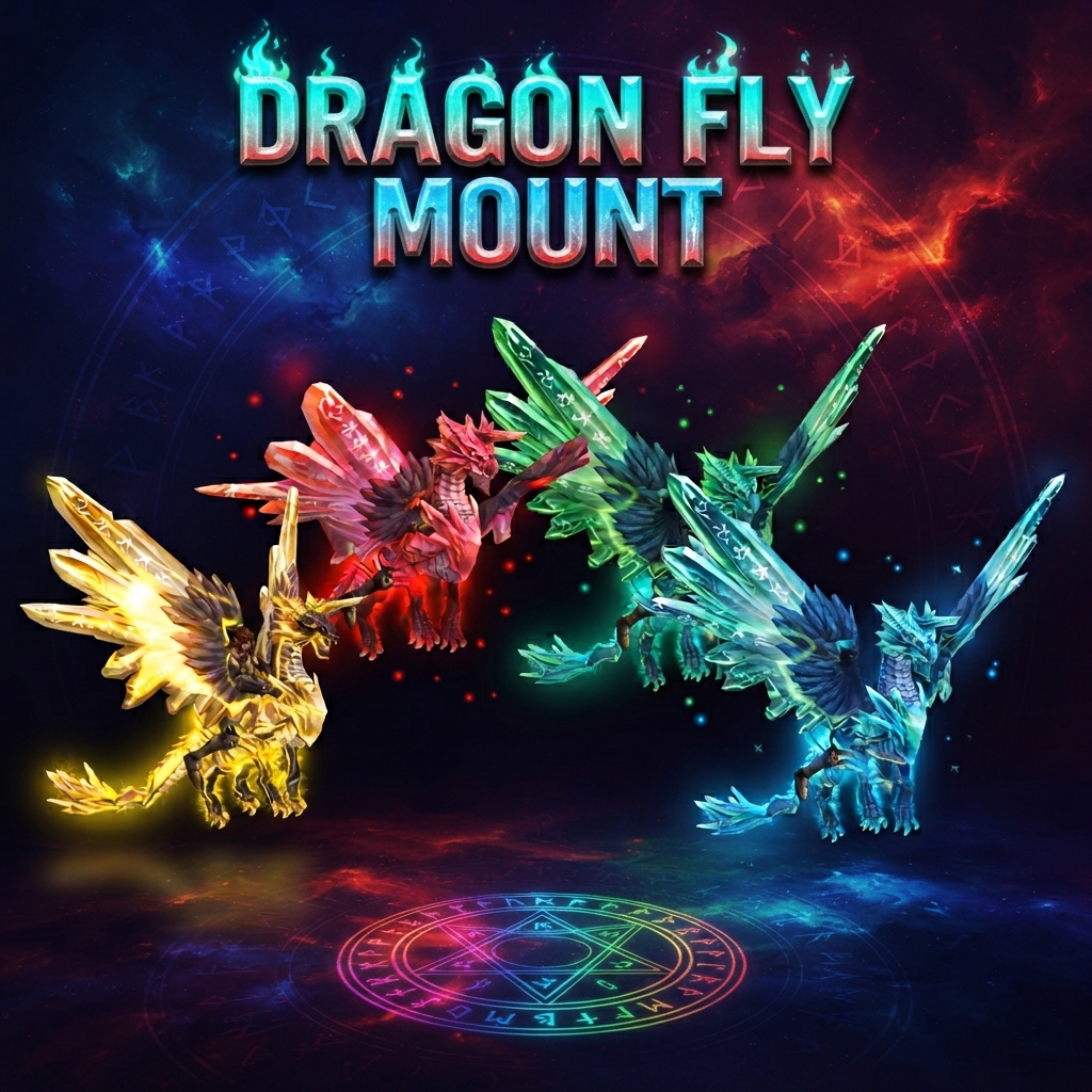 DRAGON FLY MOUNT + EFFECTS