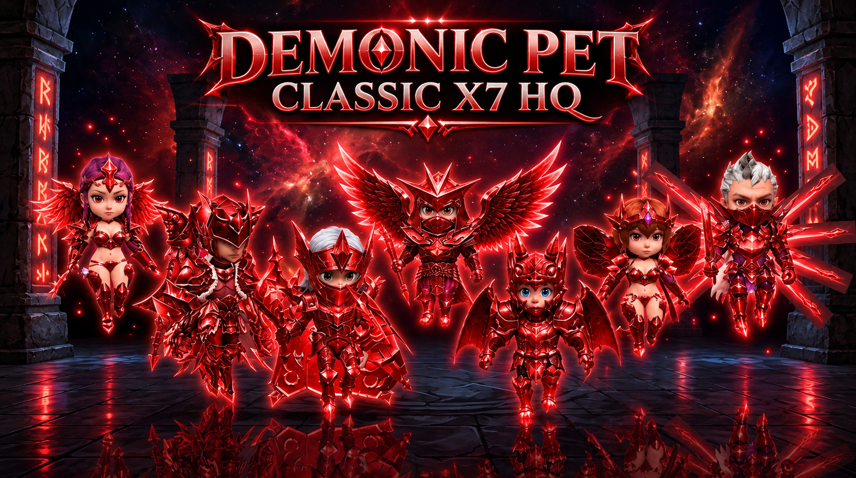 PACK DEMONIC PETS CLASSIC HQ X7 [RABBITSKIN]