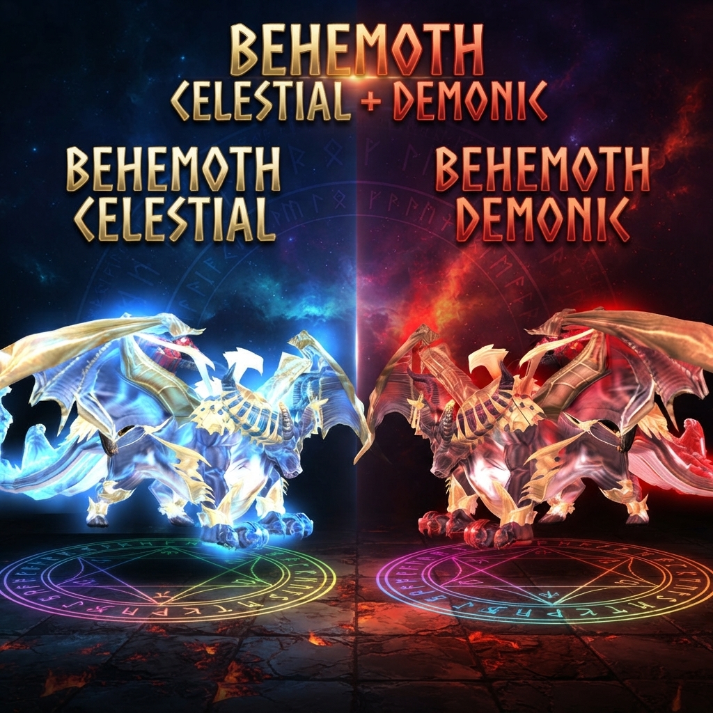 BEHEMOTH CELESTIAL + DEMONIC [MOUNT] + EFFECTS