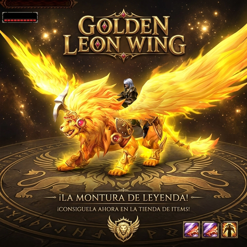 GOLDEN LEON WING + EFFECTS [RABBITSKIN]