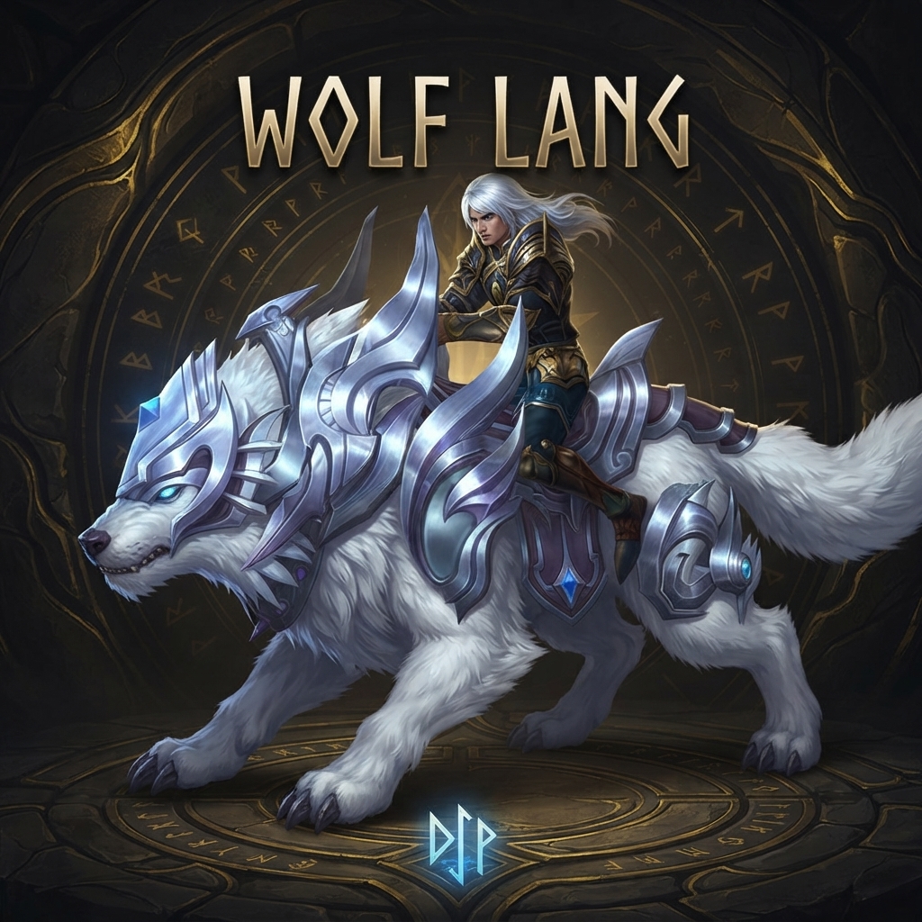 WOLF LANG [MOUNT[ [RABBITSKIN]