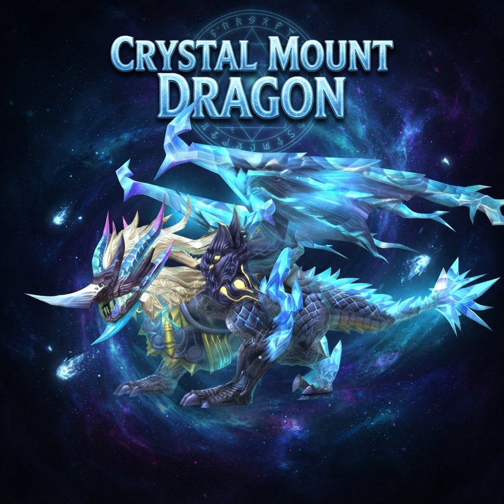 CRYSTAL MOUNT DRAGON [EFFECTS x RABBITSKIN]