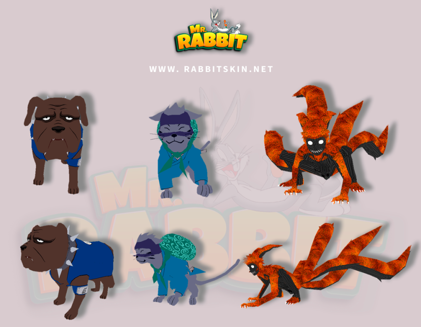 NARU PETS X3 [RABBITSKIN]