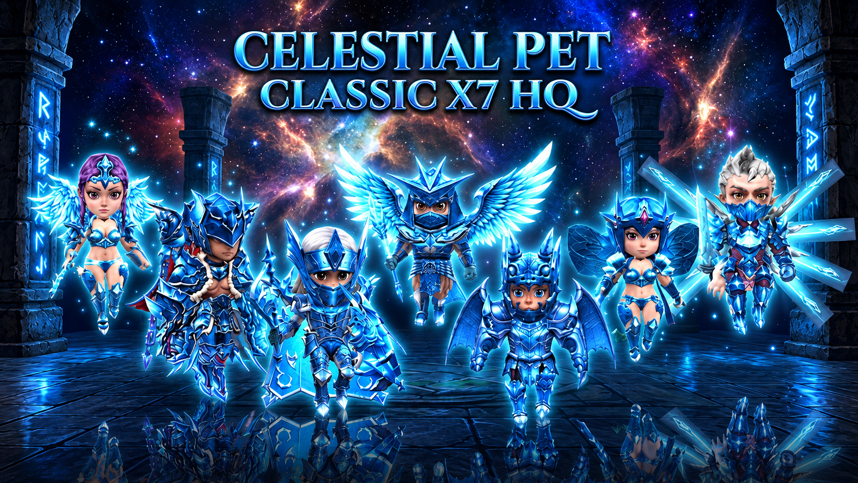 PACK CELESTIAL PETS CLASSIC HQ X7 [RABBITSKIN]