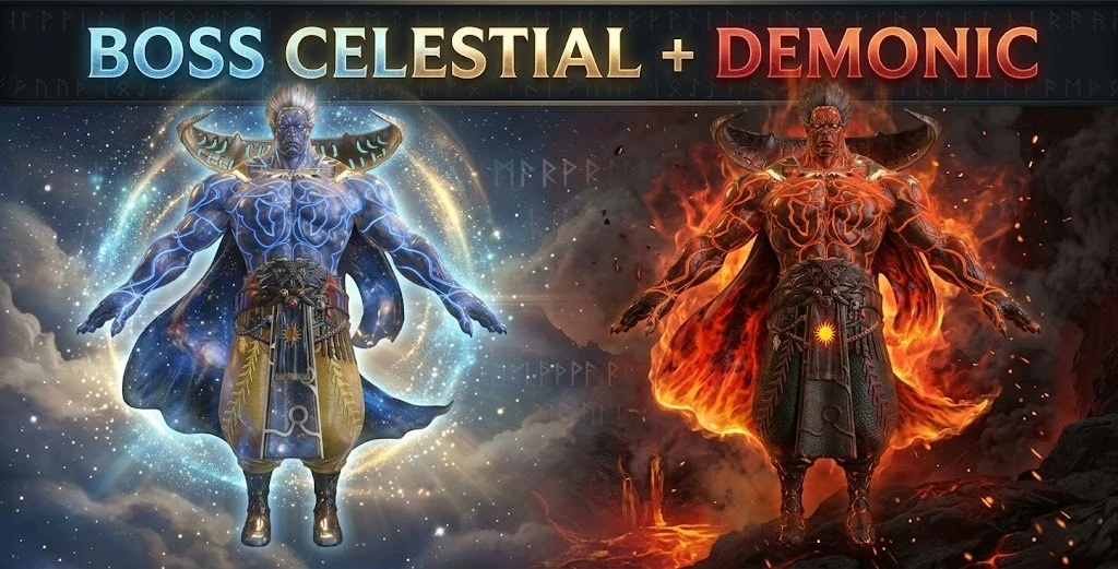BOSS DEMONIC + CELESTIAL + EFFECTS