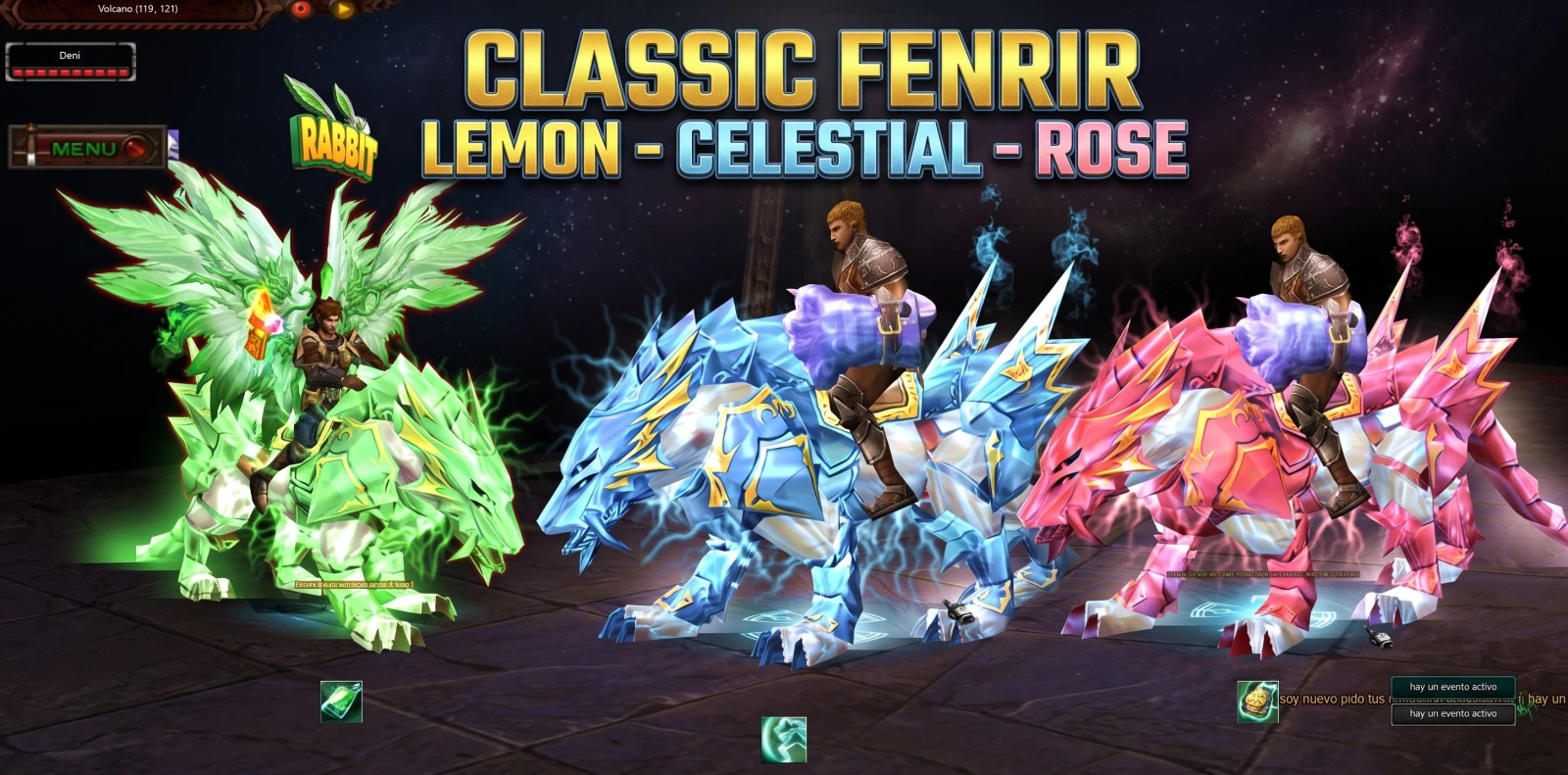 CLASSIC FENRIR LEMON - CELESTIAL - ROSE + EFFECTS