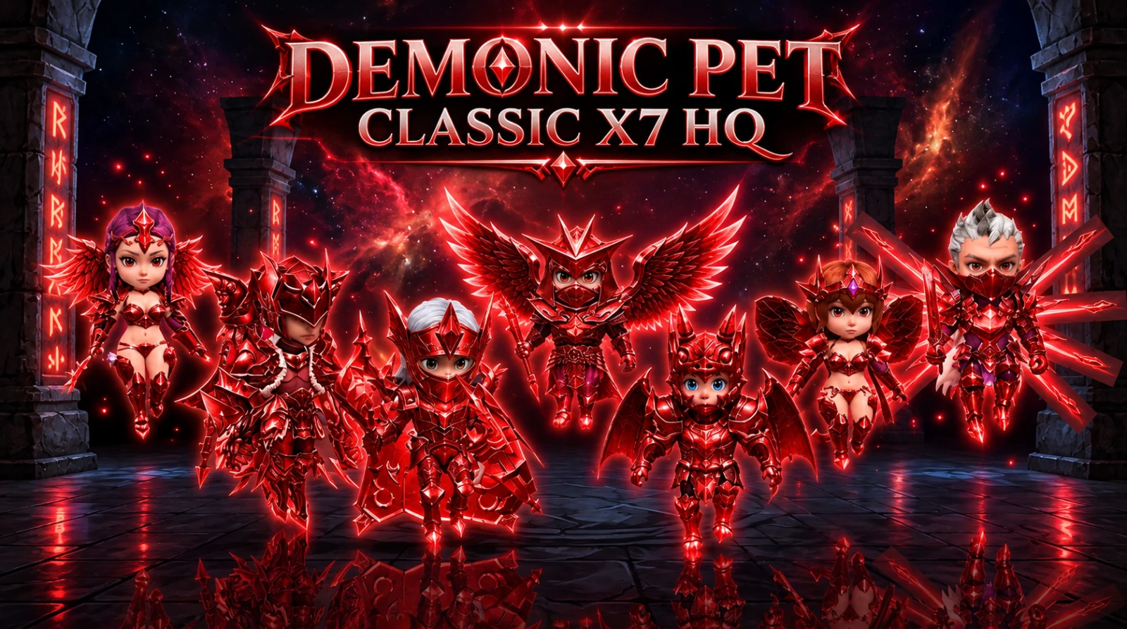 PACK DEMONIC PETS CLASSIC HQ X8 [RABBITSKIN]