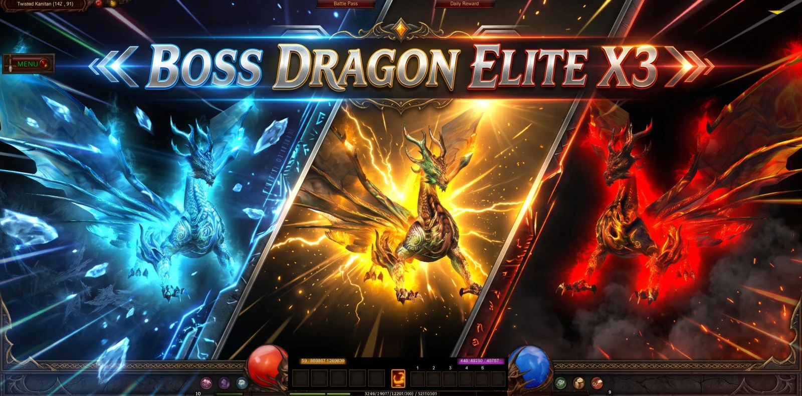 DRAGON BOSS ELITE X3 + EFFECTS