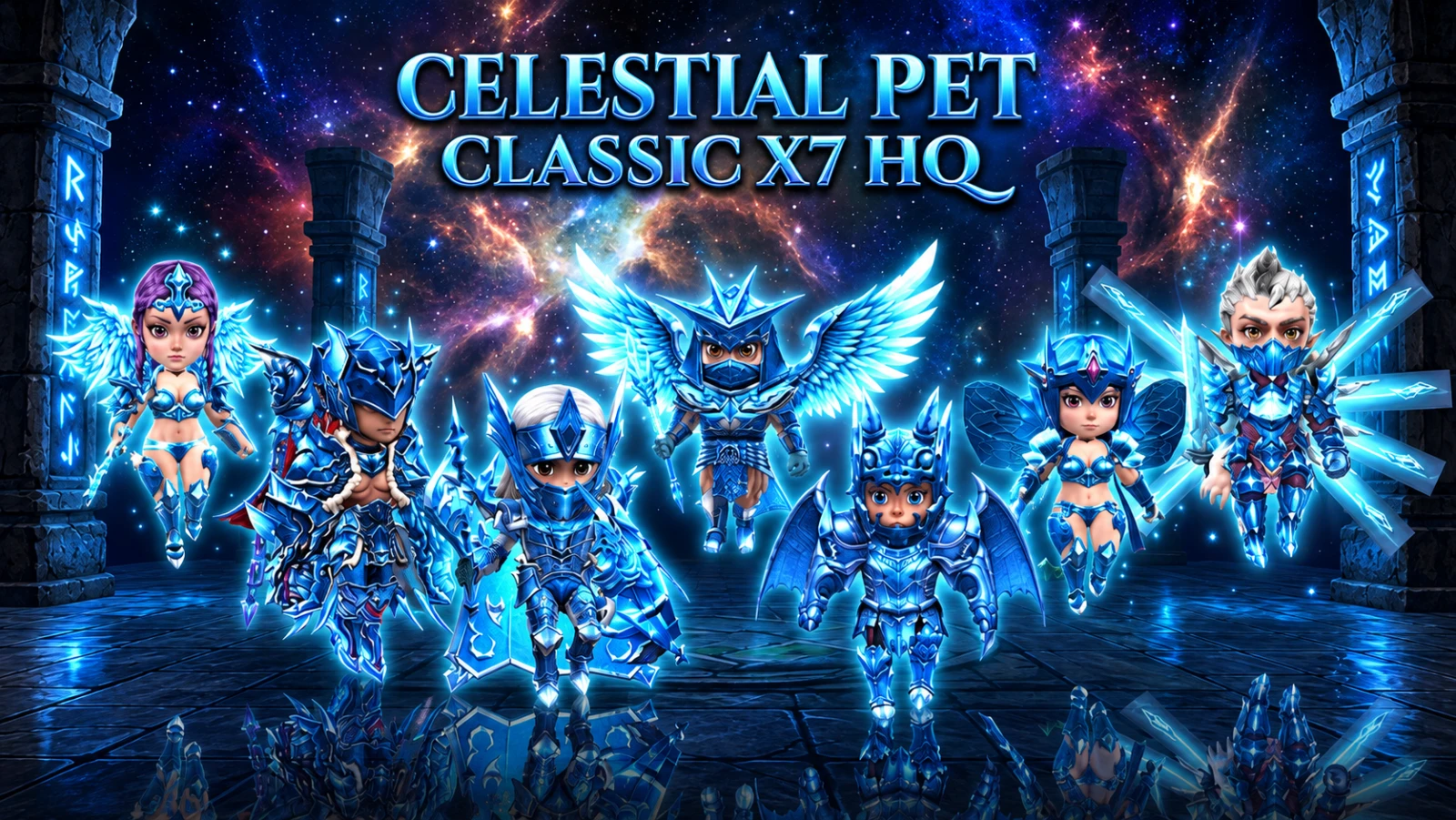 PACK CELESTIAL PETS CLASSIC HQ X7 [RABBITSKIN]